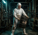 Microporous Disposable Coveralls — Attached Hood & Boots, Waterproof Protection |