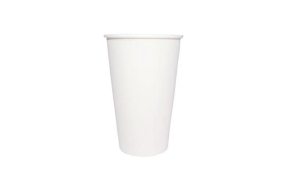 White Double Wall Insulated Paper Hot Cups – 8,12,16 oz (500/Case)