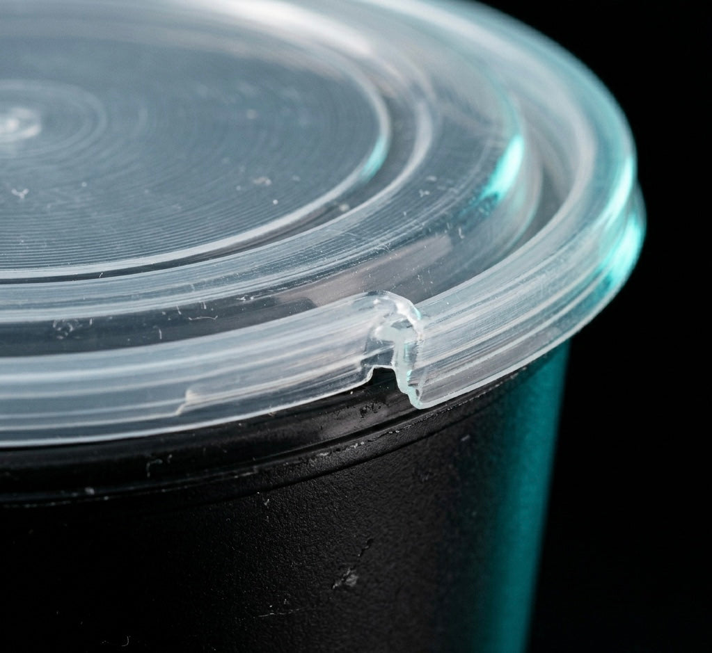 Round Microwave Containers with Lid — Food Service Grade