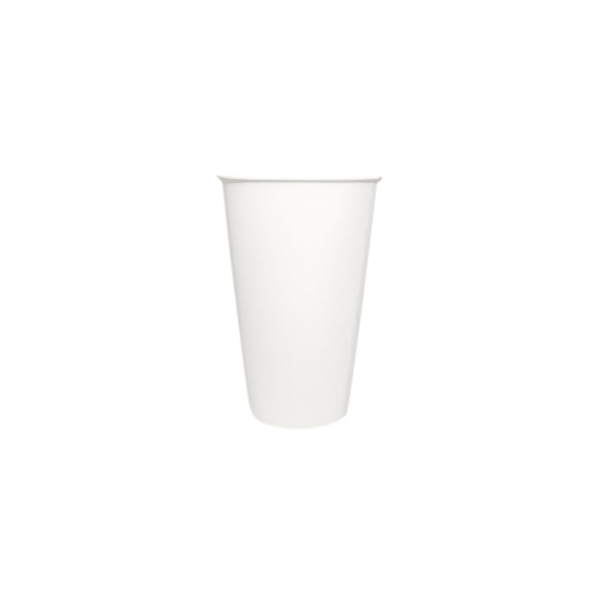 16oz White Paper Hot Cup Single Wall