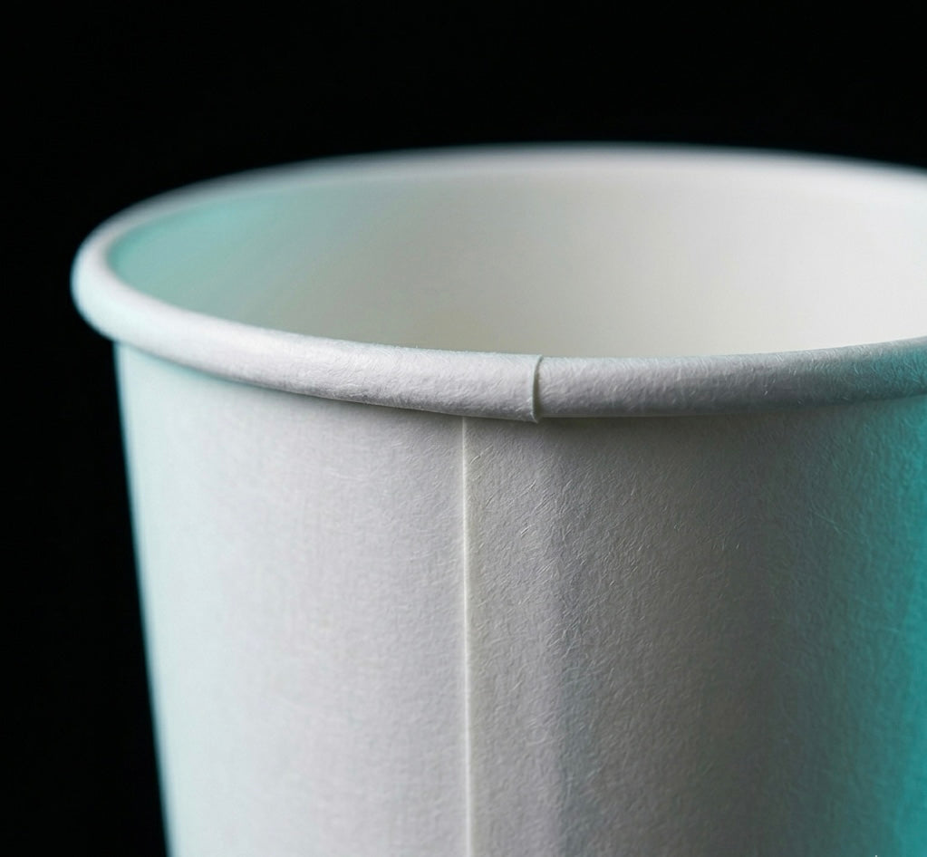 Double Wall Paper Cups — White — Food Service Grade