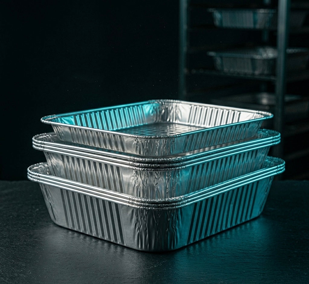 Half Size Aluminum Pans — Food Service Grade