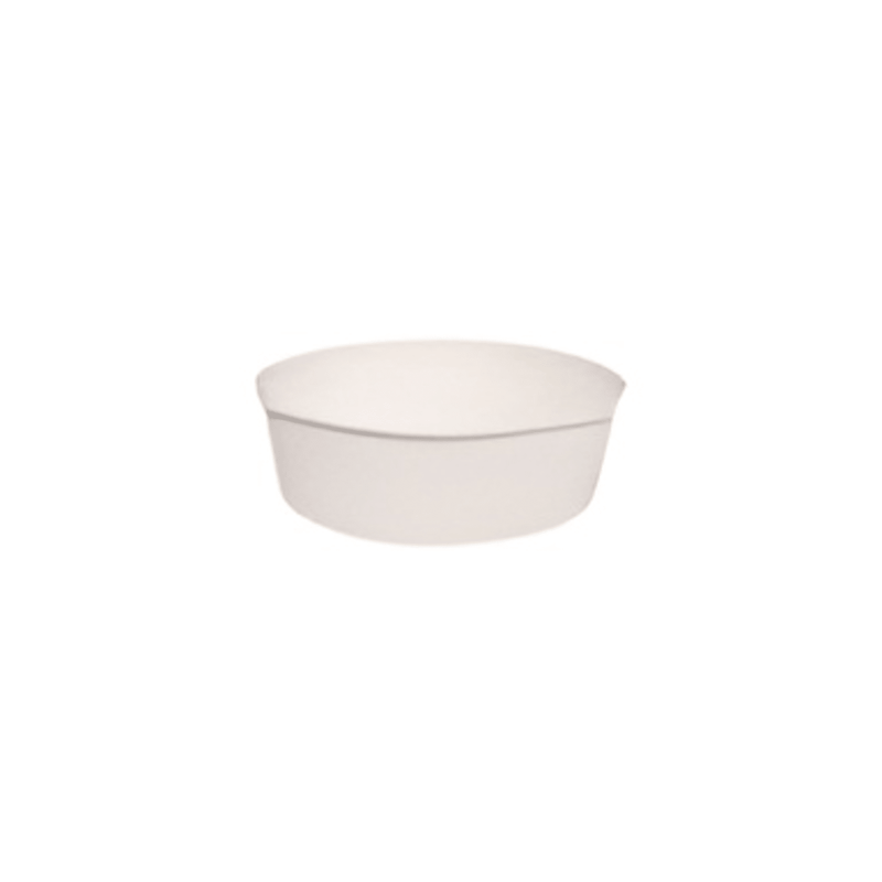 24oz White Paper Bowl Wide