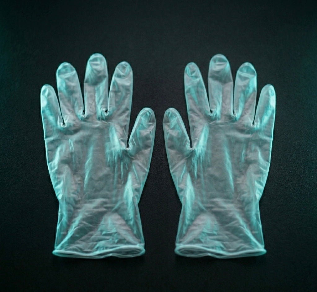 TPE Hybrid Gloves — Clear — 1 Case (2,000 Gloves)