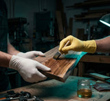 6 Mil Black Latex Gloves — Powder-Free, Multi-Purpose