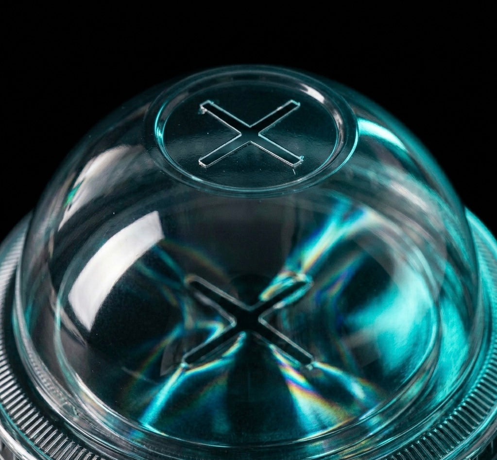 PET Cup Lids — Flat & Dome — Food Service Grade