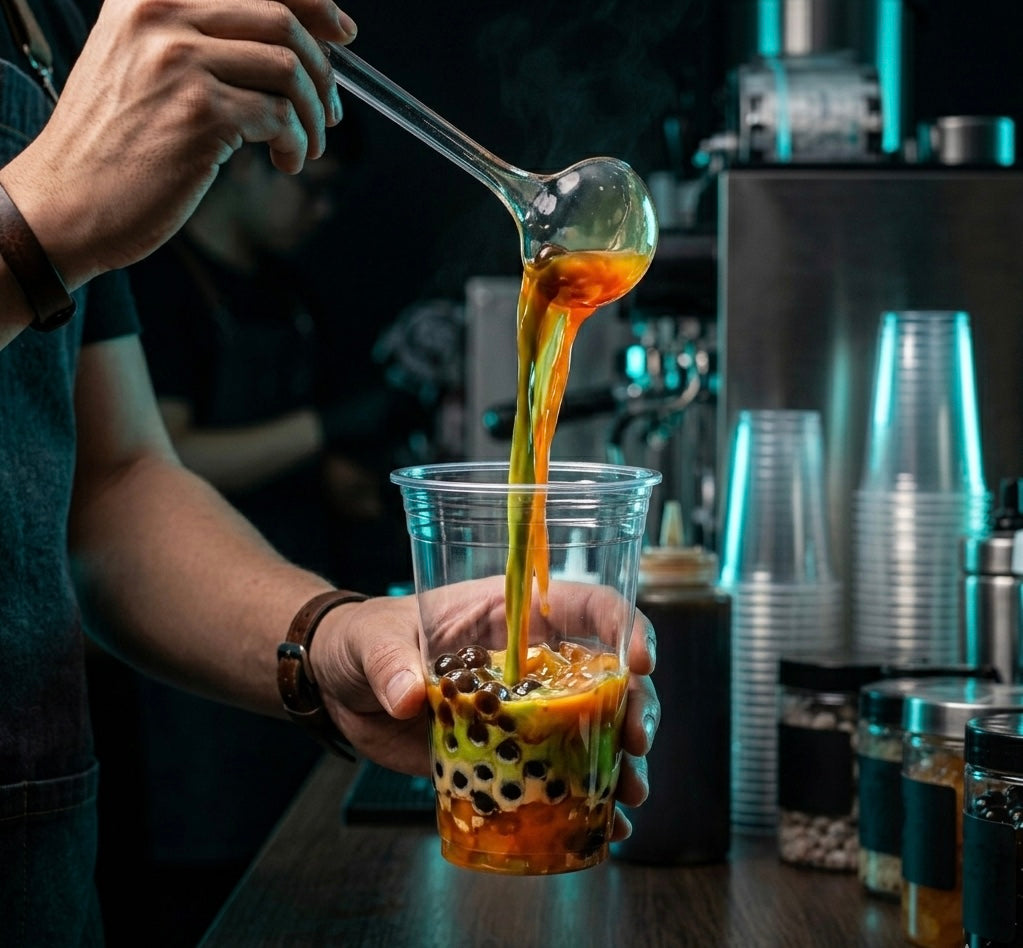 PET Clear Cold Drink Cups — Food Service Grade