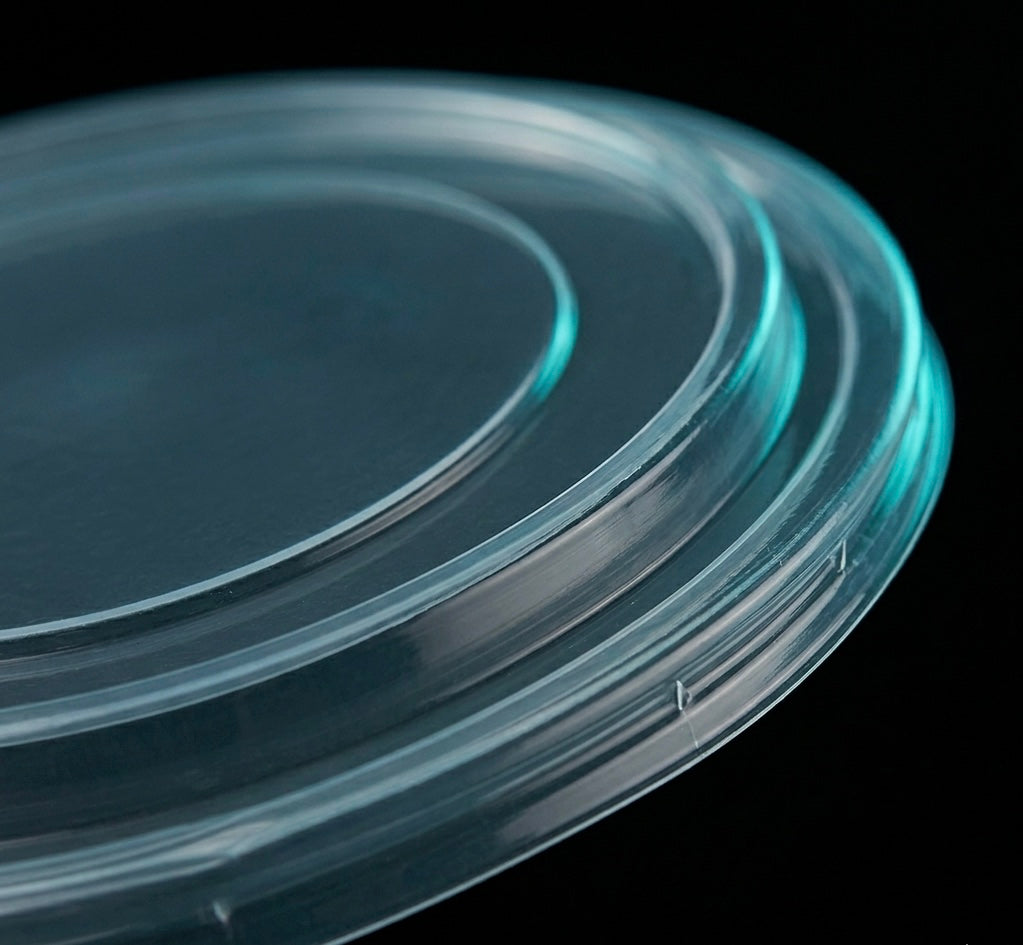 Paper Bowl Lids — Clear Plastic — Food Service Grade