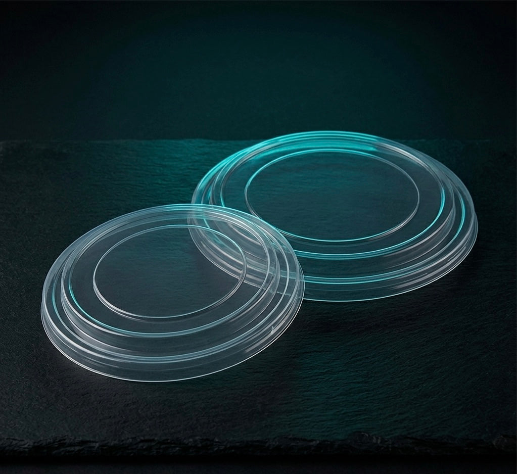 Paper Bowl Lids — Clear Plastic — Food Service Grade