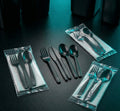 Black VIP Cutlery — Premium Black Plastic — Food Service Grade