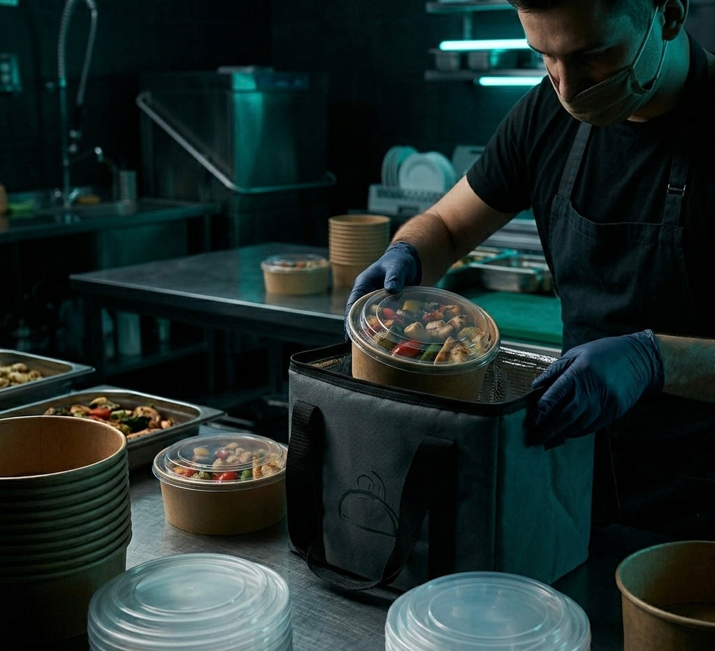 Paper Bowl Lids — Clear Plastic — Food Service Grade
