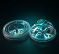 PET Cup Lids — Flat & Dome — Food Service Grade