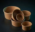 Kraft Paper Bowls — Food Service Grade