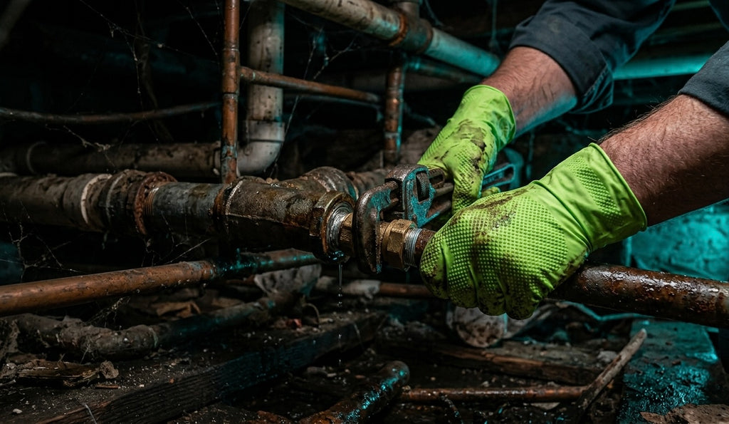 8 Mil Diamond Textured Nitrile Gloves — 1 Case (1,000 Gloves)