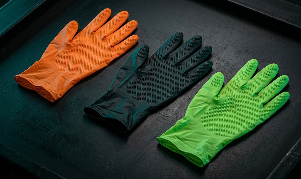 8 Mil Diamond Textured Nitrile Gloves — 1 Case (1,000 Gloves)