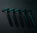 Disposable Black Razors — 1 Case (500 Razors)