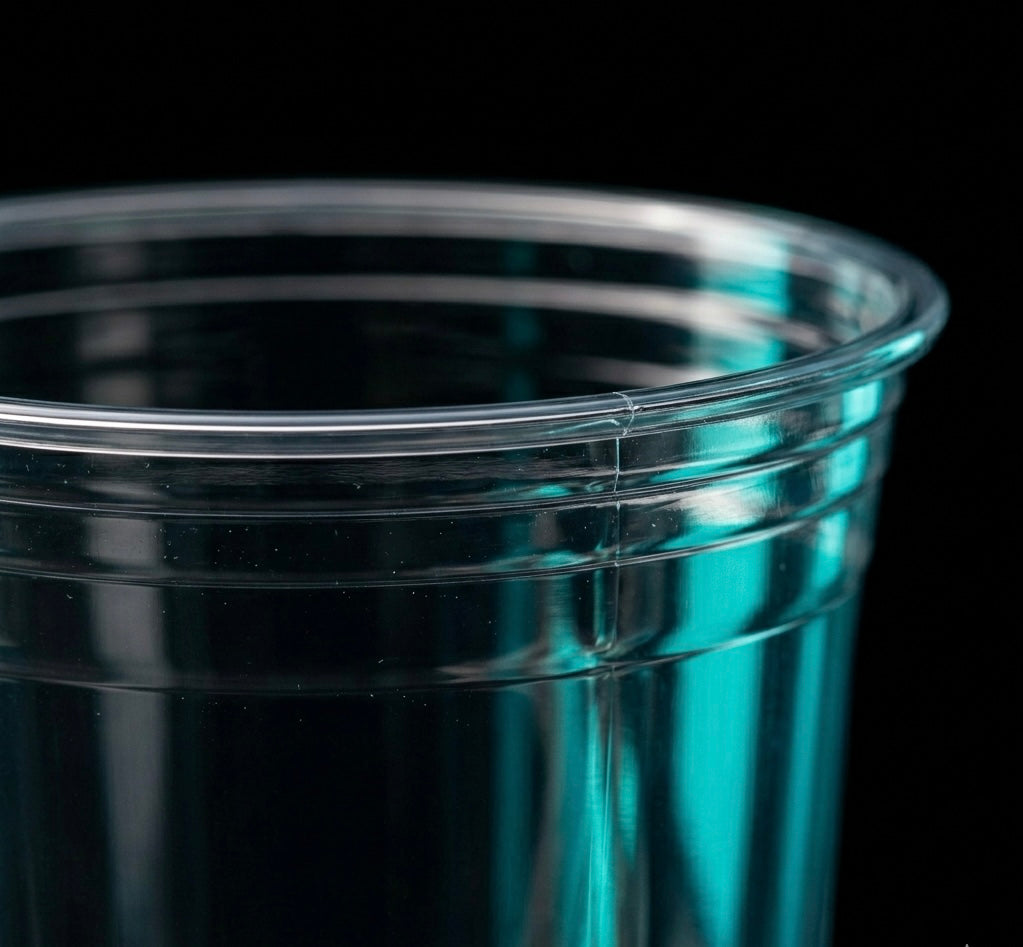 PET Clear Cold Drink Cups — Food Service Grade