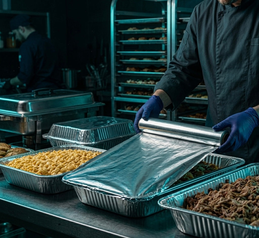 Aluminum Foil Rolls — Food Service Grade