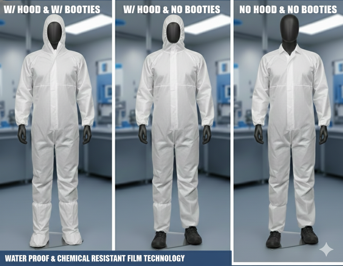 Premium Microporous Film Coveralls – Waterproof & Chemical Resistant Personal Protection