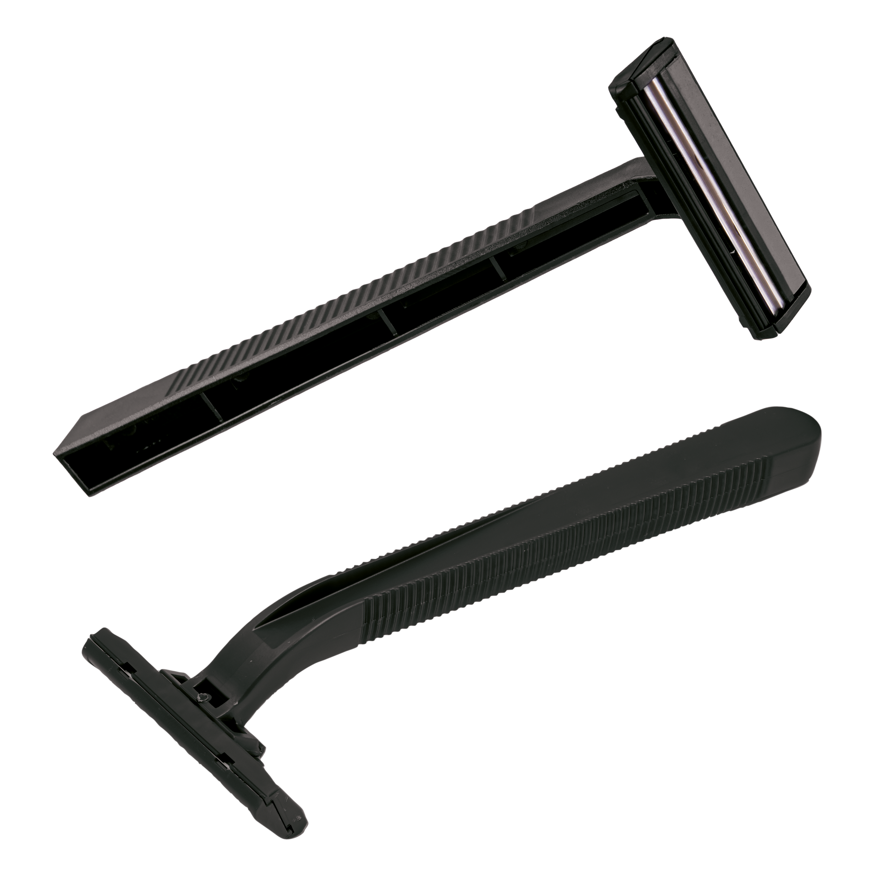 Black Disposable Razors – Double-Blade Stainless Steel for Professional Prep