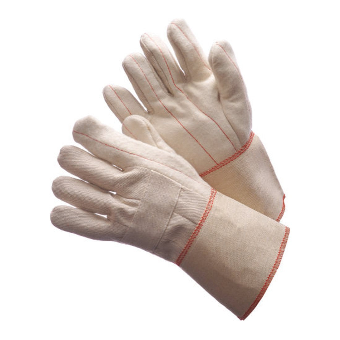 24 ounce hot mill cotton canvas gloves with 4.5 inch canvas cuff