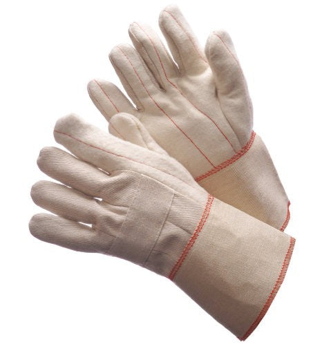 30 ounce hot mill burlap lined gloves with long cuff