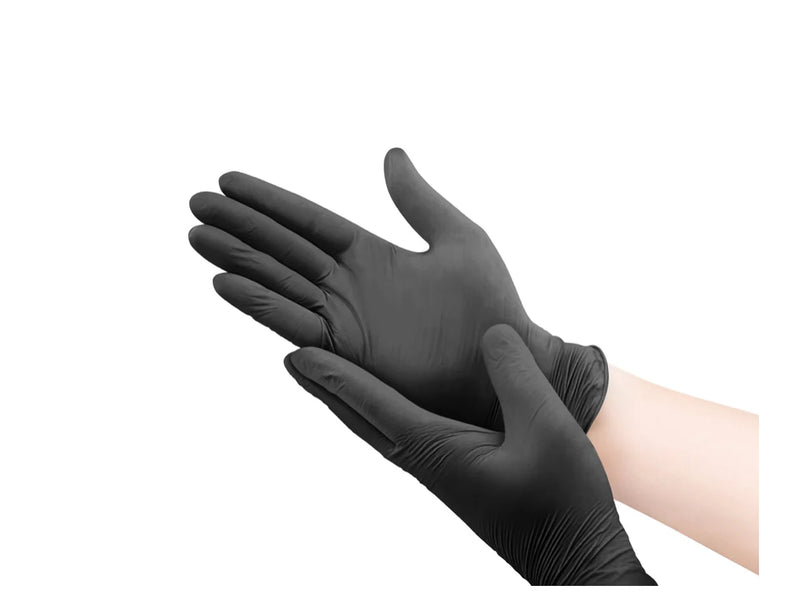 4 Mil Black Nitrile Gloves for Restaurants & Food Prep