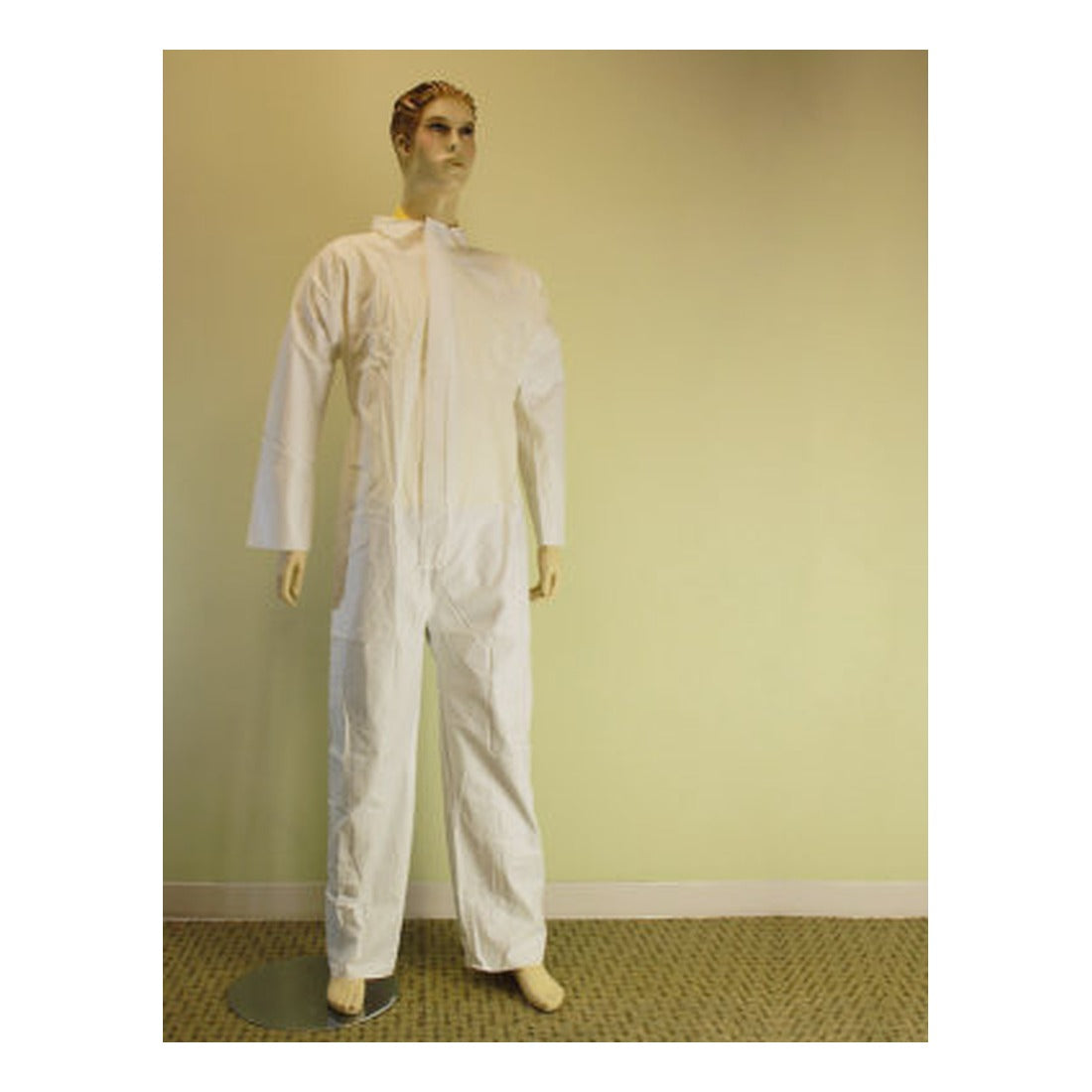 White SMS disposable coverall